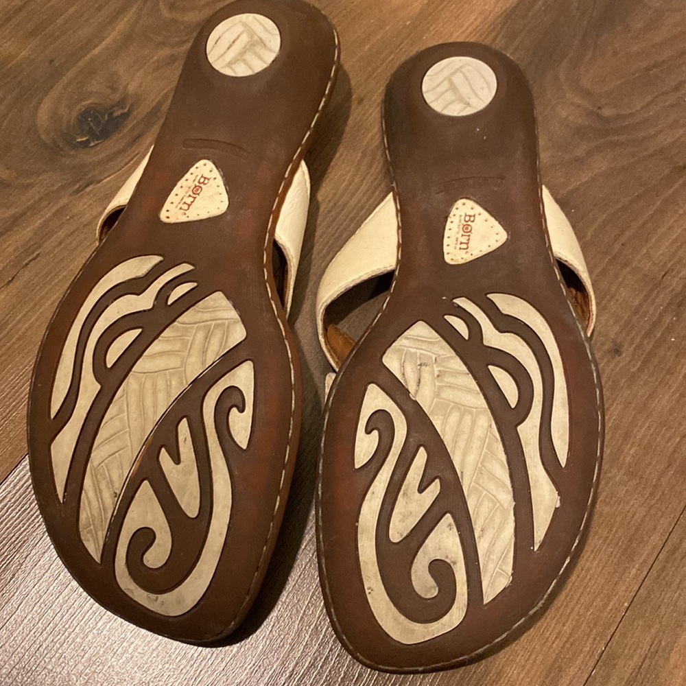 Born floral leather sandals - Picture 3 of 3